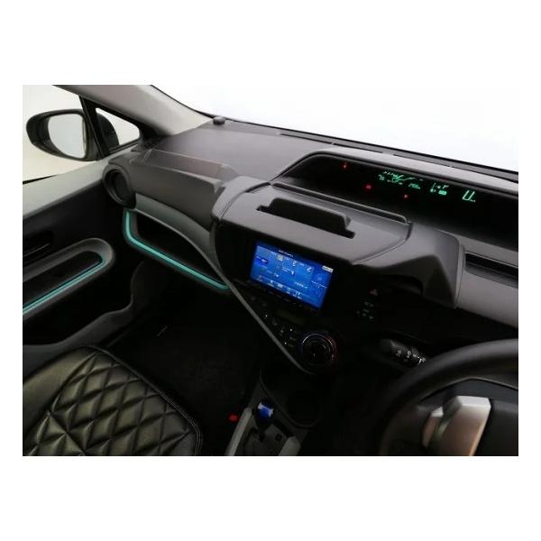 10アクア 前期/中期 トレイ付きエアロナビバイザー スマホスタンド付き