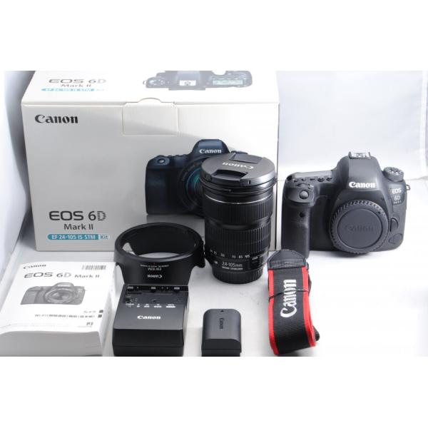 Canon デジタル一眼レフカメラ EOS 6D Mark II EF24-105 IS STM レンズ