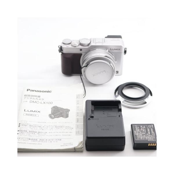 パナソニック コンパクトデジタルカメラ ルミックス LX100 4/3型センサー搭載 4K動画対応 シルバー DMC-LX100-S