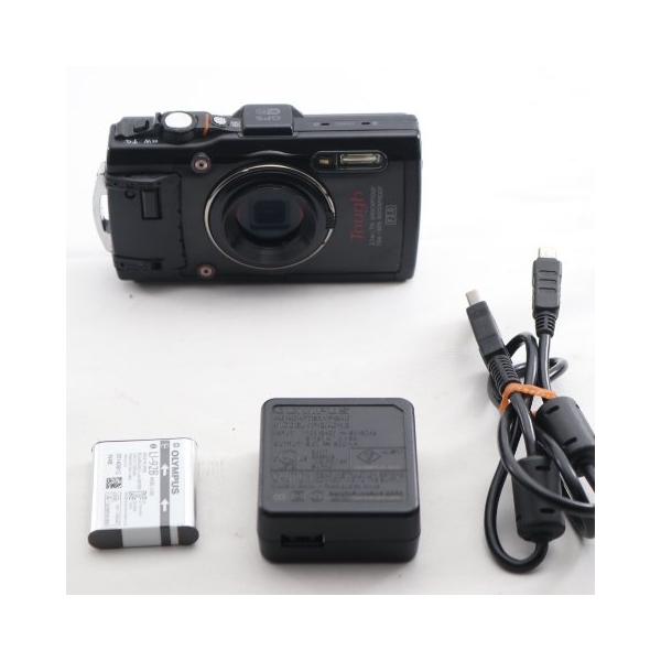 OLYMPUS デジタルカメラ STYLUS TG-3 Tough ブラック 1600万画素