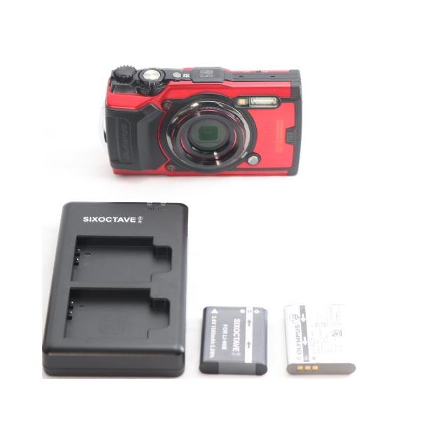 OLYMPUS デジタルカメラ Tough TG-6 レッド 1200万画素CMOS F2.0 15m