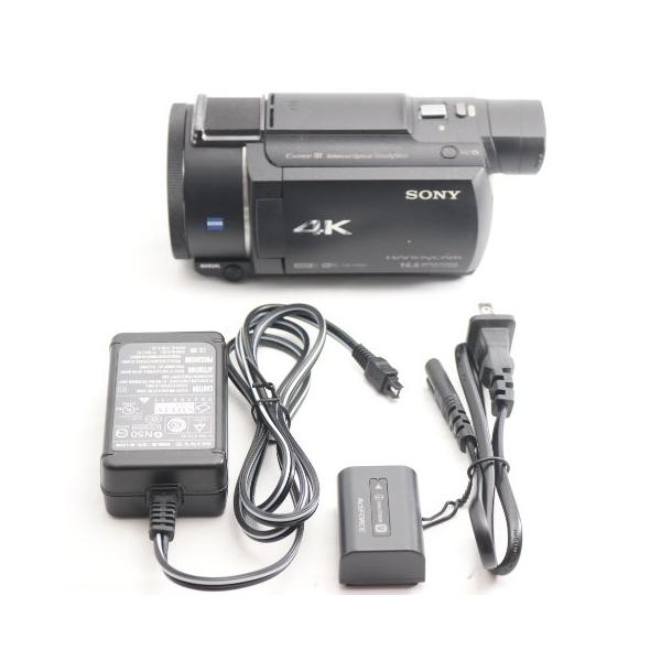 SONY ビデオカメラ FDR-AX55 4K 64GB 光学20倍 ブラック Handycam BC
