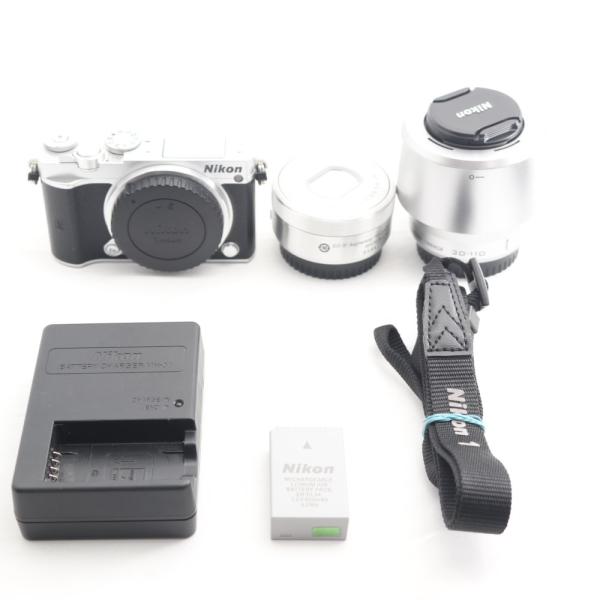 Nikon ミラーレス一眼 Nikon1 J5 ダブルズームキット シルバー J5WZSL