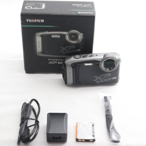 富士フイルム(FUJIFILM) 防水カメラ XP140 ダークシルバー FX-XP140DS