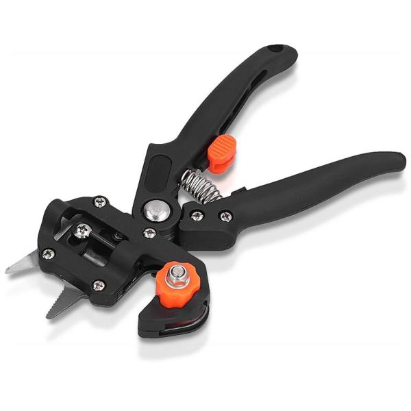 [Release date: February 20, 2026]枝や茎の太さによって付け替え可能な3タイプの替え刃付き。普通の剪定バサミとしても使用可能です。サイズ：約長さ21.5×幅12×厚さ4（cm）　ストッパー使用時幅9cm素材：ナ...