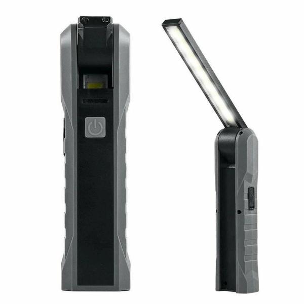 ■商品仕様サイズ：約17×奥行3×高さ約3■重量約200g■全光束450lm＆100ｌｍ■光色昼白色■回転角度約２７０度■明るさ調節２段階（100％・25％）■点灯時間メインライト点灯：３時間メインライト点灯：８時間先端ライト点灯：8時間■...