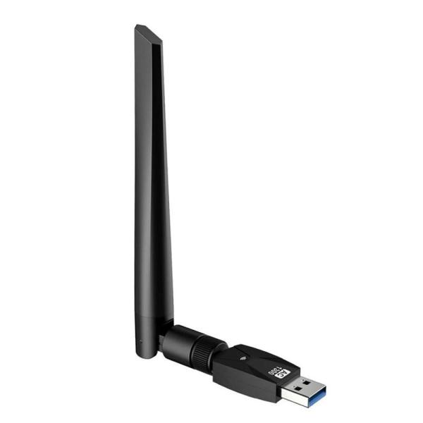 LANq@ e@ Wifi Wi-Fi 1300Mbps USB3.0 A_v^[ 2.4G 5G fAoh 5dBi L͈ CXA_v^[ MUMUKO