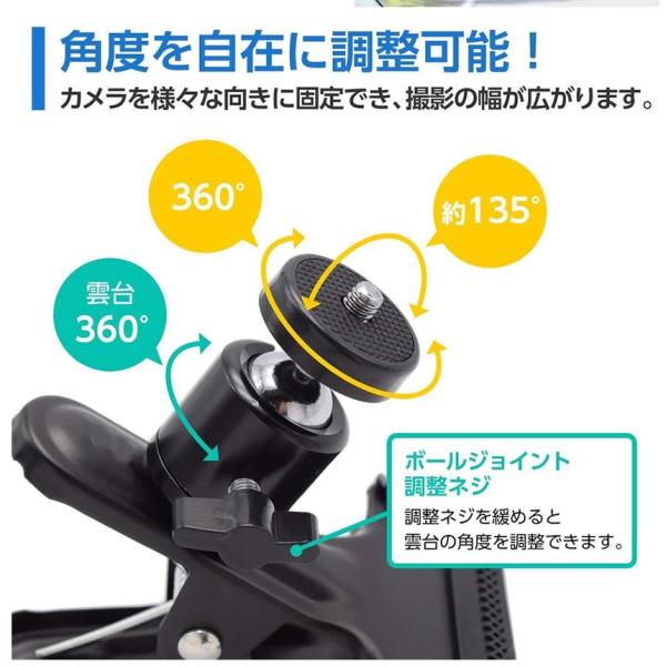 どこクリ台 どこにでも挟めるクリップ式雲台 災害 停電 車 固定 ダッシュボード アクションカム カメラ Dokokuri Buyee Buyee 日本の通販商品 オークションの代理入札 代理購入