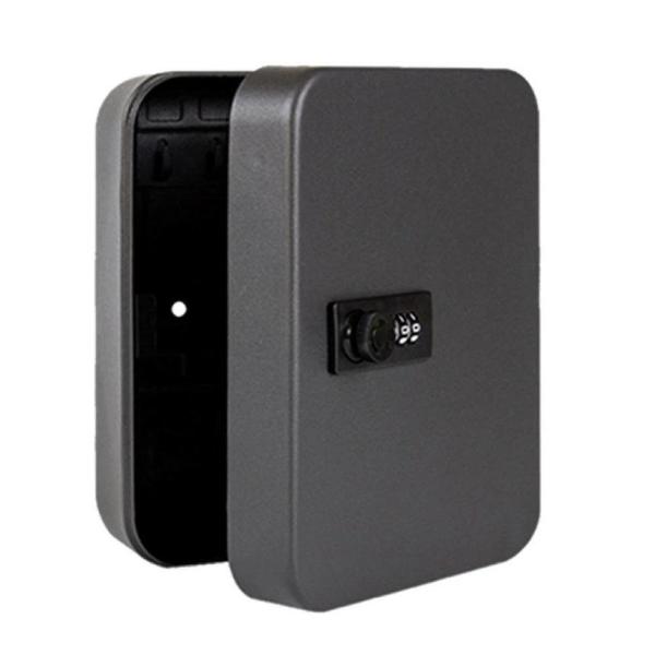 【壁掛け式】本体裏側に壁掛け用の穴がありネジとゴム栓も付属されているから壁にも取り付けられます。【鍵管理抜群】色分類できるキーホルダーが便利です。また、キーホルダーの中には、書き込み可能な見出し用紙が付いています。オフィスや店舗ご家庭での使...