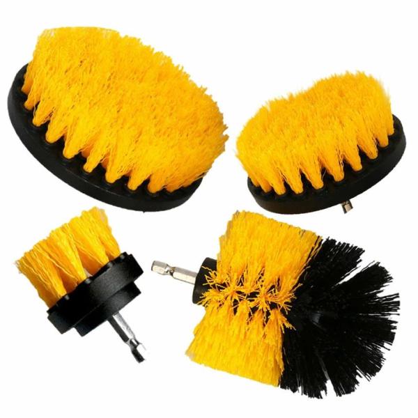 より速くより簡単にアタッチメントキットはすべての家庭のクリーニングタスクをより速くより簡単にします。コードレスドリルまたはインパクトドライバー（ドリルは含まれていません）のパワーを使用して難しくなくスマートに掃除します。