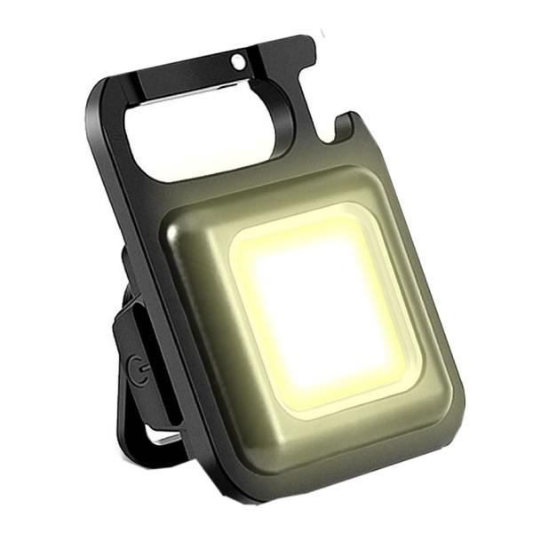 LEDライト 超小型 コンパクト 防災ライト COB 充電式 800LM 多機能 カラビナ 栓抜き 作業灯 登山 夜釣り ウォーキング 災害 投光器 高輝度 LED CCOBSR