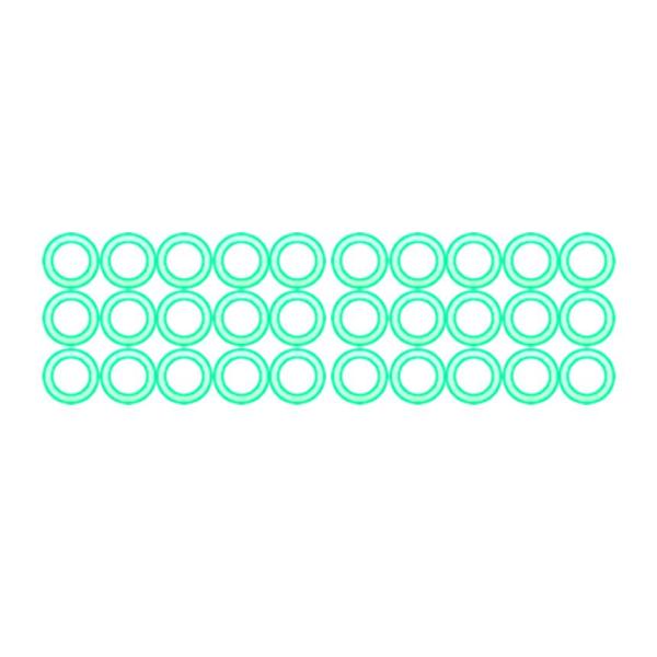【商品説明】『転倒防止や目印に♪蓄光ペグリング』大容量30個入！！リングにペグを通すだけの簡単装着♪昼間に日光を吸収し、夜に自動で発光します。夜間の転倒防止、テント撤去時の目印になる優れもの！！直径15mmの小さなアイテムです。携帯性も抜群...