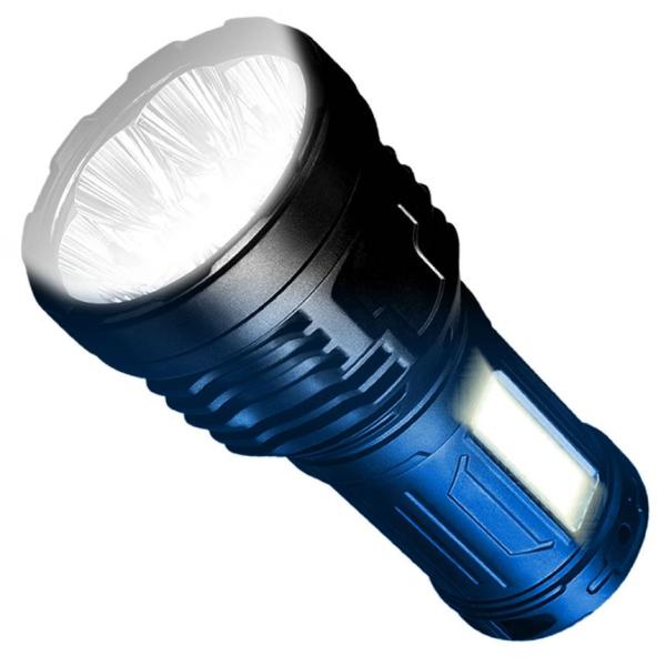 充電式懐中電灯4個セット 2個セット ビッグインパクト懐中電灯 強力照射 軽量 USB充電式 爆光