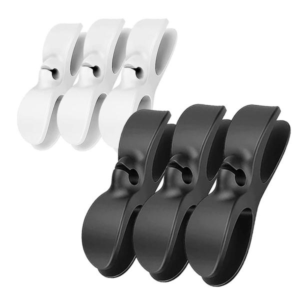 ケーブルクリップ コード巻き取り コード収納 4個セット Amazon