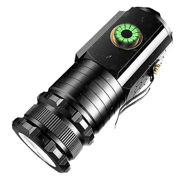 懐中電灯 1000LM LED 強力 小型 18350電池 対応 磁石 5つのモード 照明 高輝度 キャンプ 防災 ハンディライト 夜釣り 登山 防水 ナノライト NONOLIGHT
