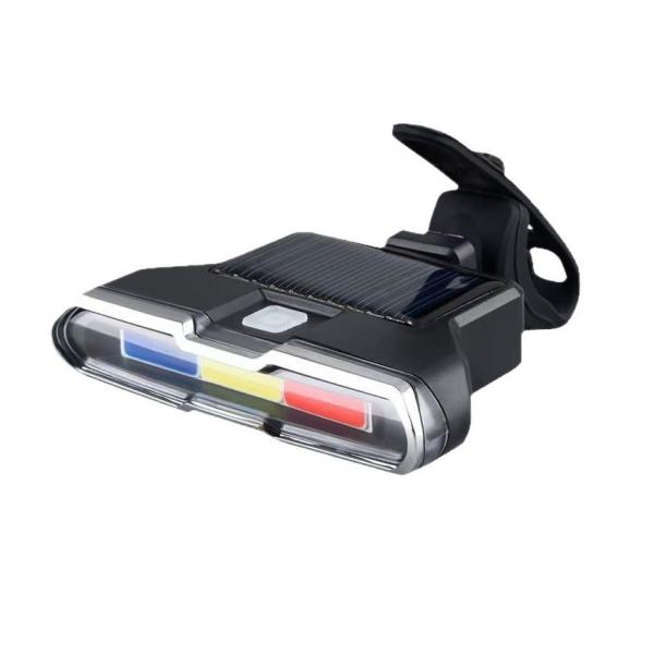 7つの豊富な点灯モードのテールライト 高輝度なライトで視認性を確保し、 安全性を高めます。  ●自動点灯 ●7つの点灯モード ●USB・ソーラー充電可能 ●取付かんたん     商品内容： 　ライト本体、充電ケーブル、ストラップ サイズ：8...