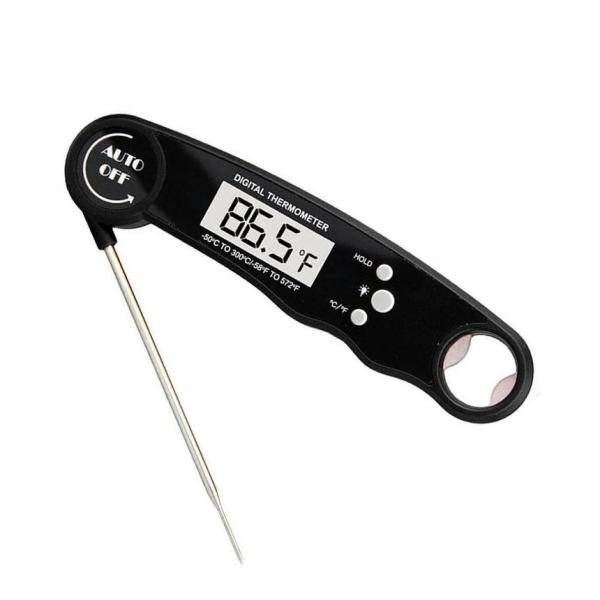 揚げ物やお肉、パン、ローストビーフ、お菓子作りなどの温度管理に最適です。折りたたまれた計測部分を、開くだけで、自動で電源が入るので、サッと出してすぐに温度を確認できます。※約60度開くと電源が入ります。●瞬時に温度を把握●バックライト機能付...