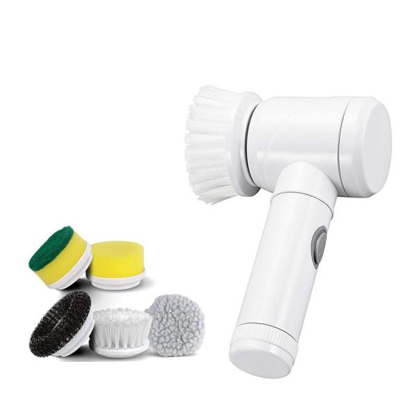 【使い分けるブラシ付き、どこでもピカピカに】※使い分ける5種類のブラシを付属しており清掃したい所によって、適用なブラシが自由に選択できます。お風呂の掃除だけでなく、キッチンタイル、床、窓、台所などの掃除も満足します。【防水仕様】防水仕様なの...