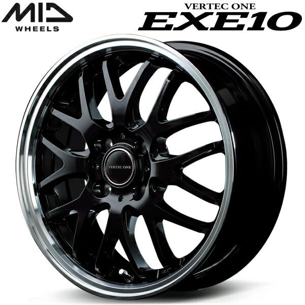 マルカサービス MID VERTEC ONE EXE10 ホイール4本 グロッシー