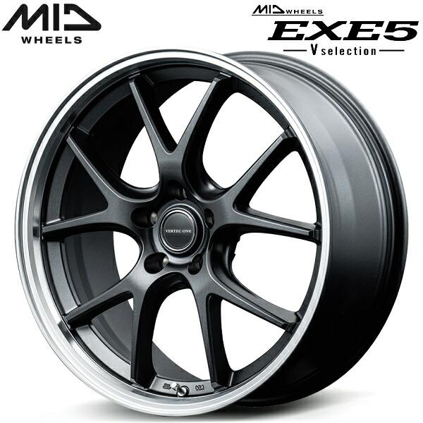 マルカサービス MID WHEELS EXE5 V selection 4本Set セミグロス