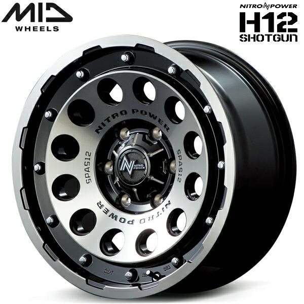 N*A様 NITRO POWER H12 SHOTGUN 16インチ 4本　ジム NITRO POWER（ナイトロパワー） MID NITRO POWER H12 SHOTGUN 4本Set