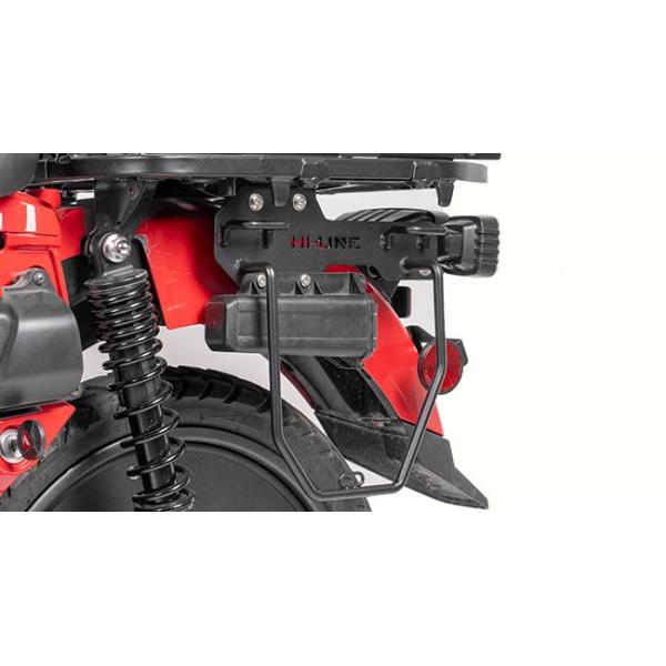 ホンダ サイドバッグサポート CT125 ハンターカブ JA55 JA65 左側専用 サドルバッグサポート バイク カスタムパーツ 高強度スチール製 耐久性重視 取寄せ