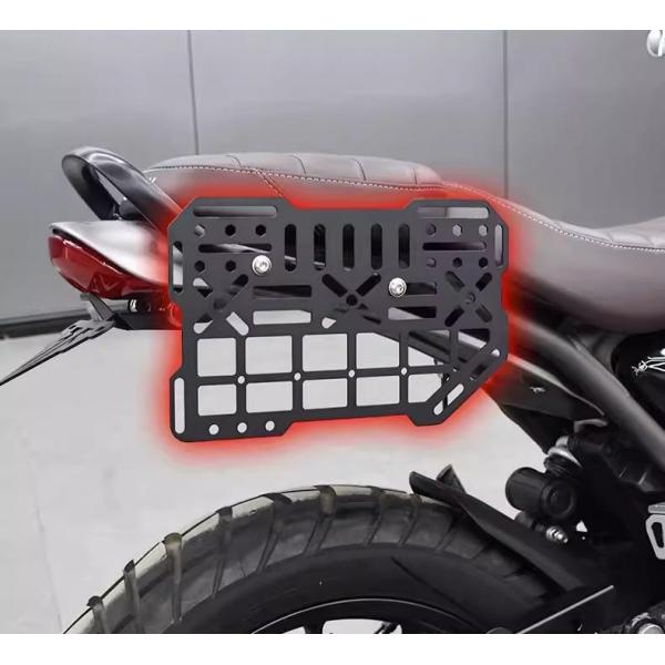 スクランブラー 400X サイドラック 左側セット 右側装着 サイドバッグサポート 荷物ラック バイクラック 取付ブラケット サイドタイヤ擦れ防止ラック 取寄せ