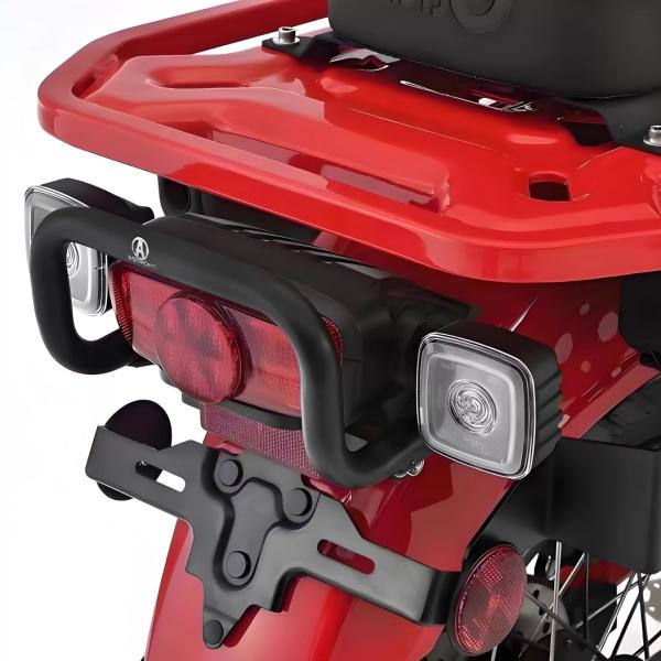 ホンダ ハンターカブ CT125 テールランプガード ランプ ライト カバー ストーンガード ドレスアップアイテム バイク バイクパーツ カスタム スチール 取寄せ