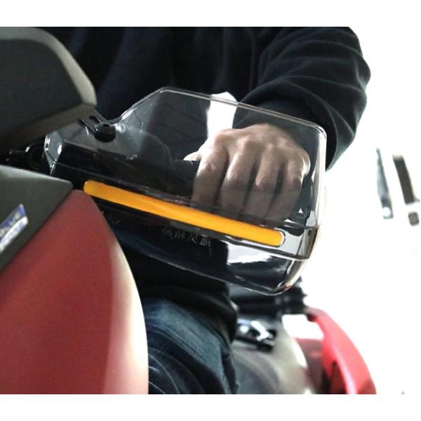 ホンダ リード 125 LEAD ハンドルカバー ガード バイクハンドル ナックルガード 防風 保護 2色 アクリル スモーク 透明 飛び石ガード ハンドスクリーン 取寄せ