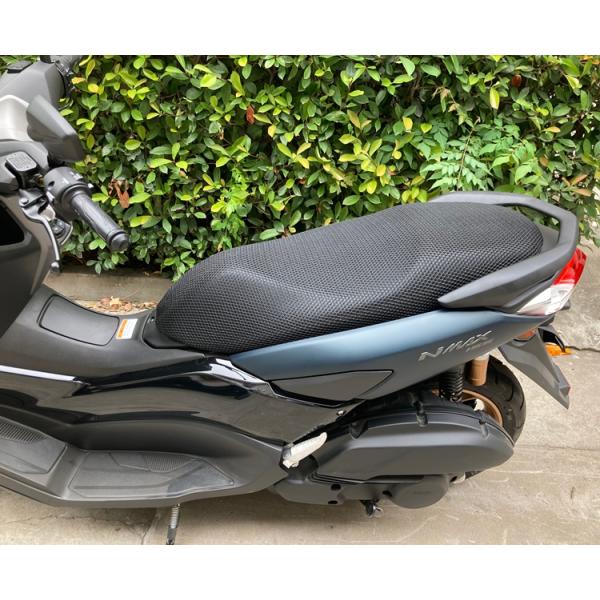 ヤマハ NMAX155 メッシュ シートカバー プロテクター シート 保護 カバー ドレスアップ ホンダ純正シート対応 レザー ブラック 増設シートカバー YAMAHA 取寄せ