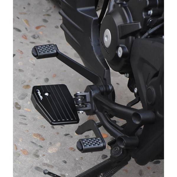 ホンダ レブル250 CL250 レブル500 サイドスタンド 拡大器 増設 アルミニウム キックスタンド パッドサポート キックスタンドキック パッド 各色選択 取寄せ