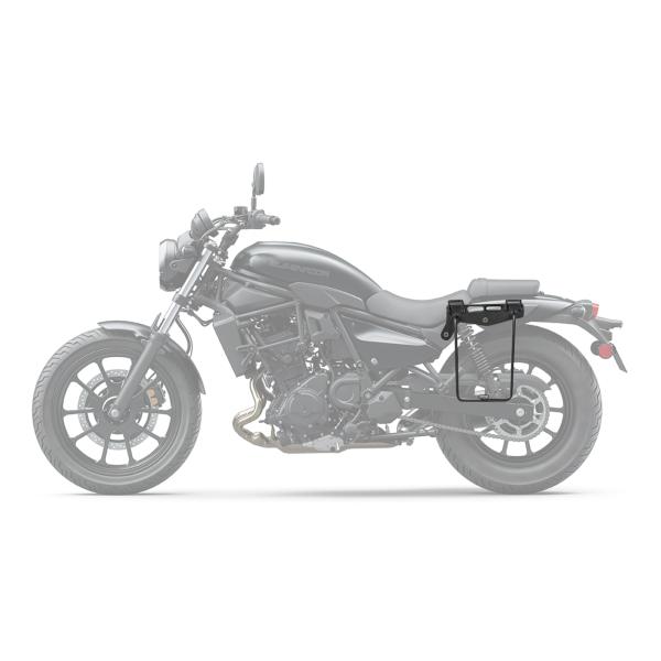 【商品名】サイド荷物ラック【商品仕様】・カラー:ブラック・素材：スチール・セット内容： サイドラック×1セット、装着用ネジx1式 ※説明書は付属しておりません・適合車種:エリミネーター/SE(24)[8BL-EL400A]・【商品説明】純正...