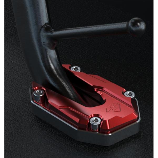 商品名 サイドスタンド拡大器適合車種 ホンダ レブル素材 T6アルミニウム合金+304ステンレス鋼ネジ商品説明 純正サイドスタンドの接触面積を拡大するパーツ。キックスタンドパッドは、セラミックタイルのオートバイサイドスタンドの擦り傷マークを...