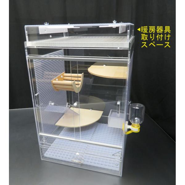 半額】 フクロモモンガケージ100合体式 平面フタ 冬セットFver. 備品付