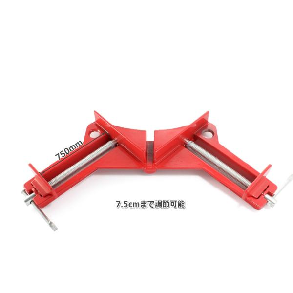 �A���~������ �R�[�i�[�N�����v 90�� ���p�N�����v �Œ� �H�� �؍H�p DIY �ڒ� ���� �}�C�^�[�{�b�N�X45���p �ؒf ���i�摜1