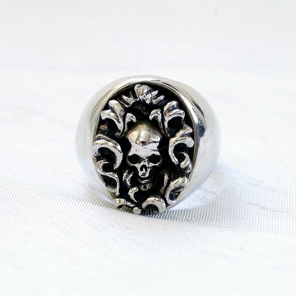 指輪　スカルリング　【Mars】　マルス　スカル　skull skullring メンズ　ドクロ　リアル　by　GRYPHON