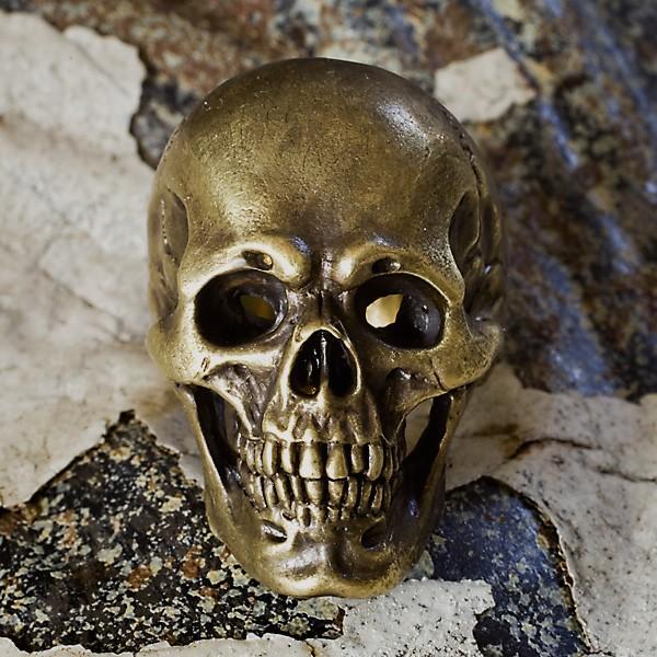 指輪　スカルリング　Heritage　ヘリテージ 真鍮バージョン　スカル　skull skullring brass　メンズ　どくろ　格安　リアル