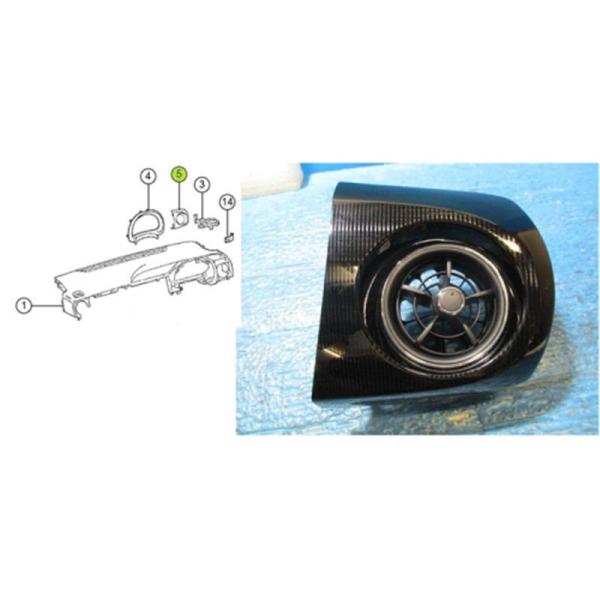 トヨタ 純正 ヴィッツ 《 NSP130 》 内装品 55404-52170-C1 P21400