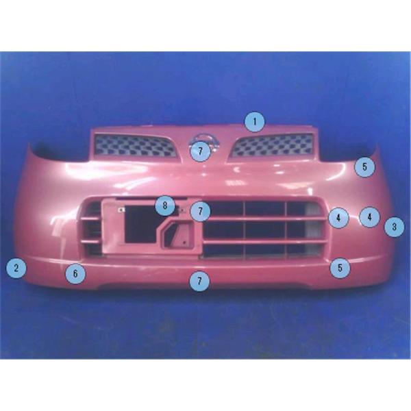 MG22S 純正加工 US風フロントバンパー 日産 純正 モコ 《 MG22S 》 フロントバンパー P80500-22004701 : NGP