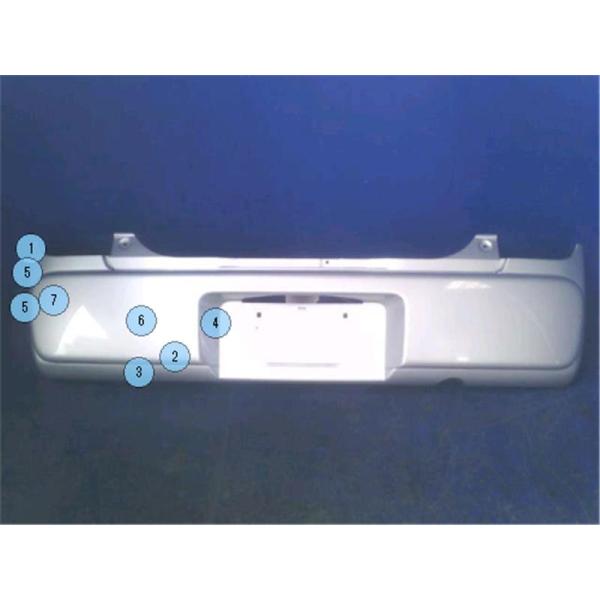 スズキ 純正 アルトラパン 《 HE21S 》 リアバンパー P80100-25014889