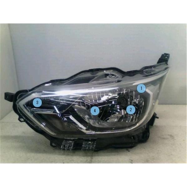 日産 純正 デイズ 《 B43W 》 左ヘッドライト 26060-7MA0A P81300