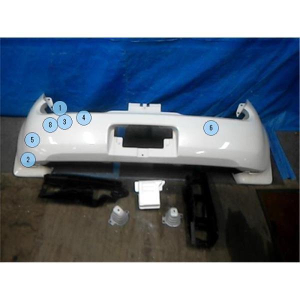 日産 純正 キューブ 《 Z12 》 リアバンパー 85022-1FA0A P91400