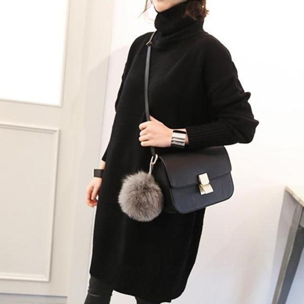 レディース ニットワンピース ニットワンピ タートル ネック ゆったりライン 長袖 代 30代 40代 コーデ 秋 冬 黒 ブラック Buyee Buyee 日本の通販商品 オークションの入札サポート 購入サポートサービス