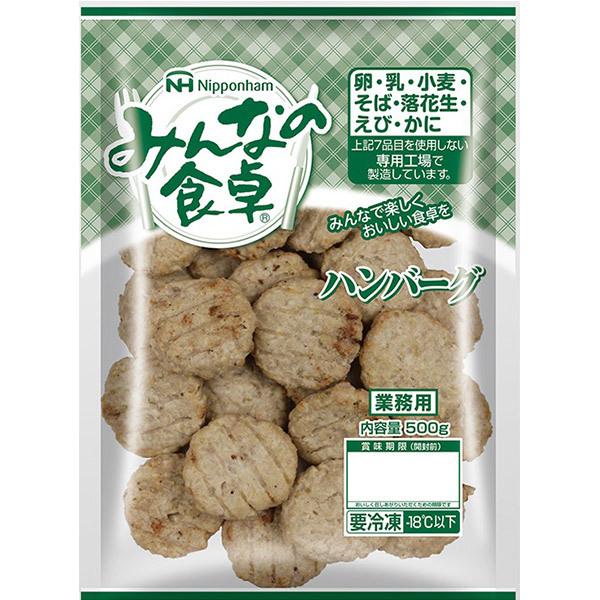 ハンバーグ 業務用 特定原材料7品目不使用 グルテンフリー 日本ハム みんなの食卓 ハンバーグ500g 冷凍 大容量 日本ハムmk Paypayモール店 通販 Paypayモール