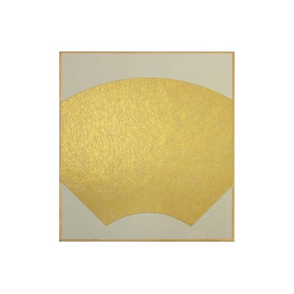 寸松庵色紙 1/4色紙 絵馬型 内金潜紙 外鳥の子 10枚 121×136mm