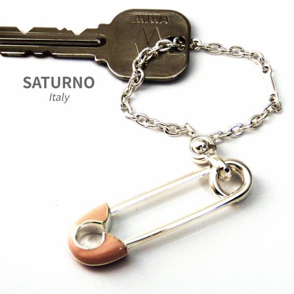 当店通常価格19800円】安全ピン キーホルダー サツルノ イタリア製