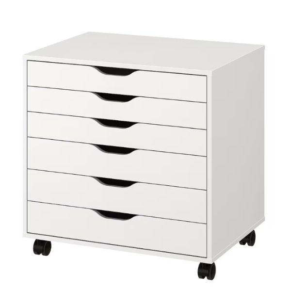 廃盤品 IKEA ALEX アレクス 引き出しユニット キャスター チェスト IKEA ALEX イケア アレクス 引き出しユニット キャスター付き 67x66 cm
