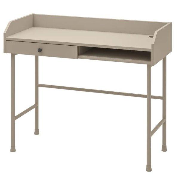 イケア（IKEA） HAUGA ハウガ デスク, ベージュ100x45 cm 304.776.75