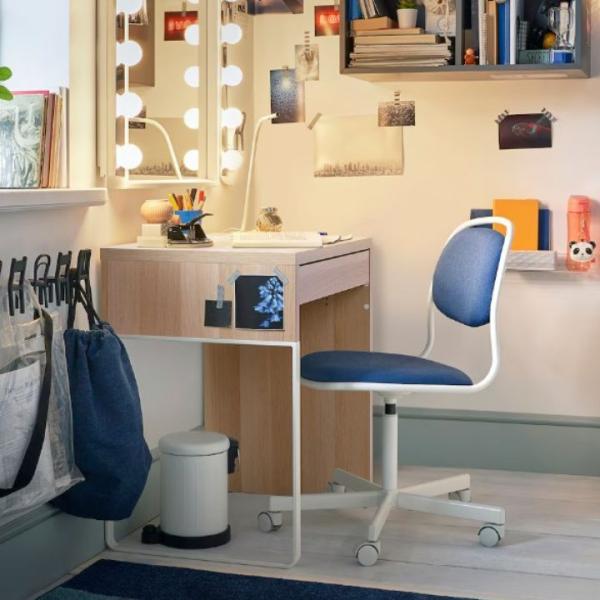完成品有 IKEA イケア MICKE ホワイト 10213077 デスク ホワイト