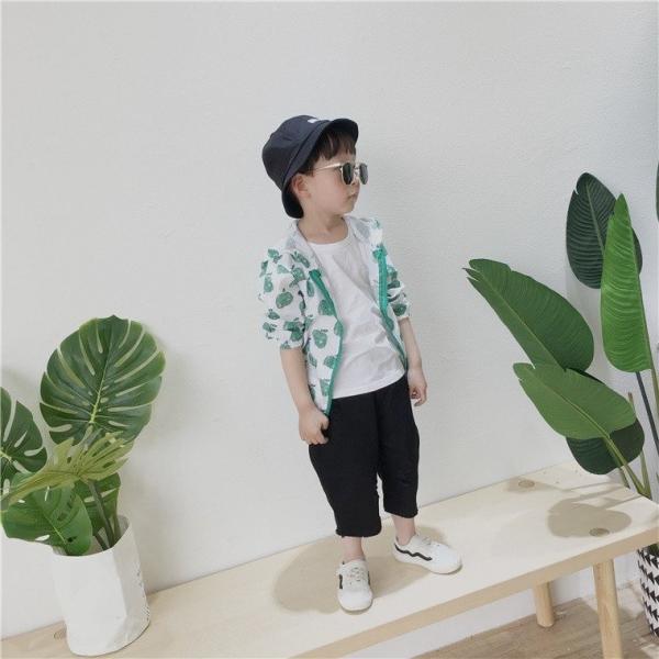 送料無料 ウインドブレーカー 超人気 ベビー キッズ 男の子 女の子 アウター ライトアウター ベビー服 8 リンゴ フード付き ジャケット アップル 薄手